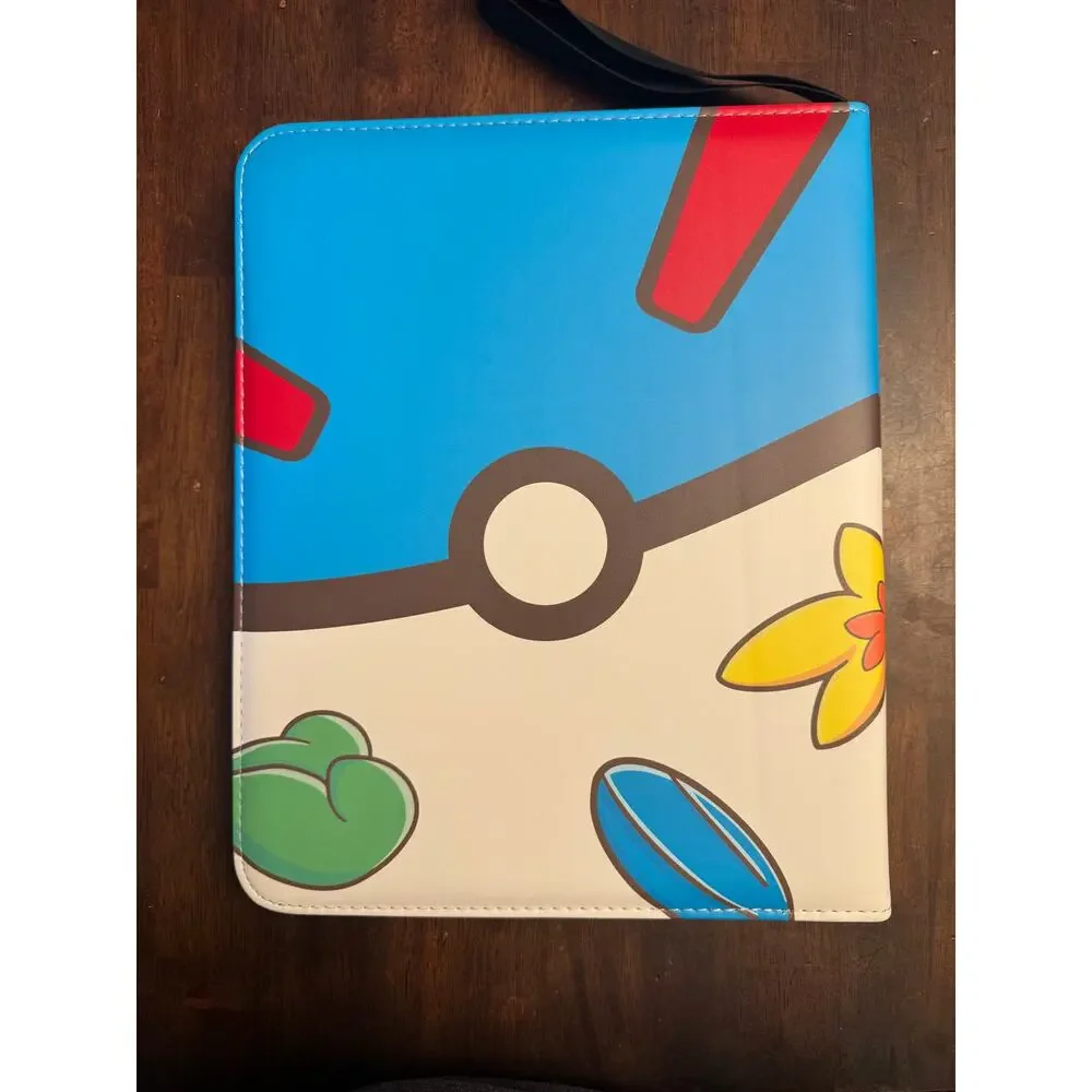Pokemon binder blue pokeball TCGames NWOT